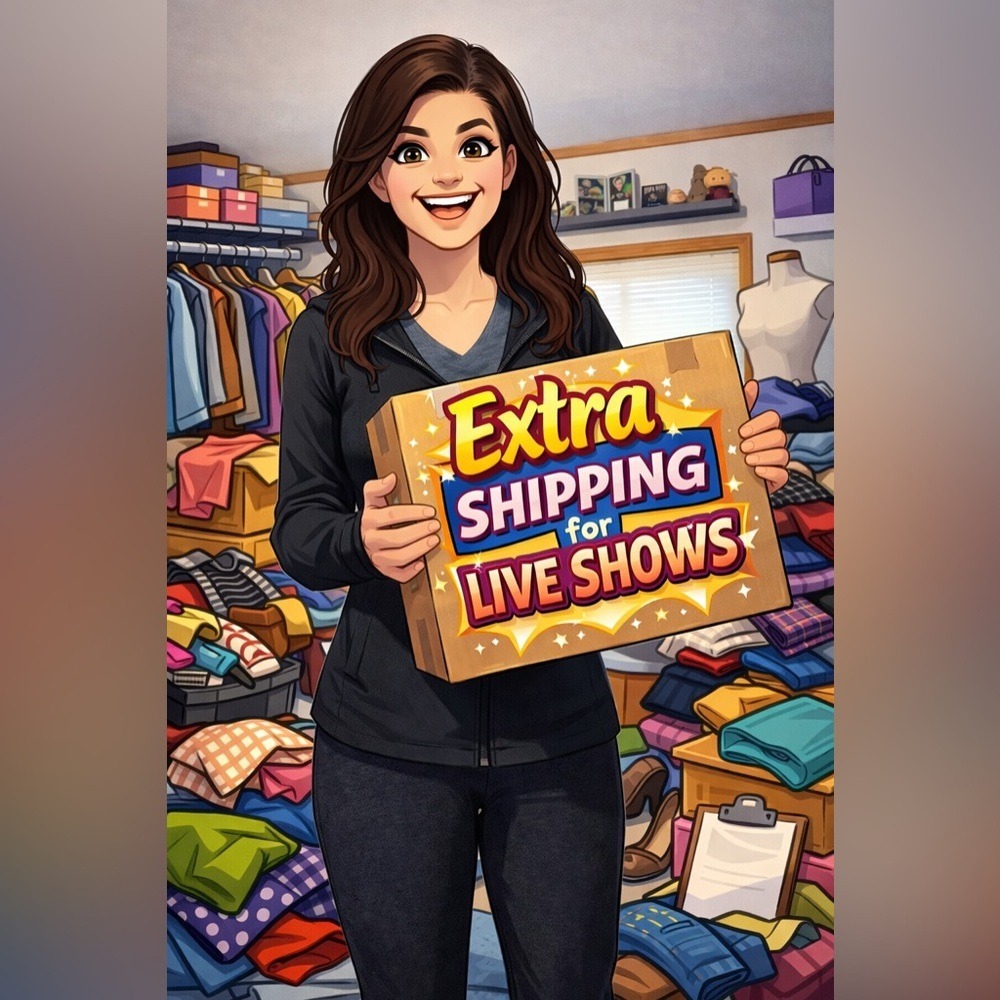 Live show additional‎ shipping fee